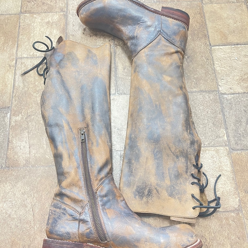 Bed stu over the knee boot sz 11